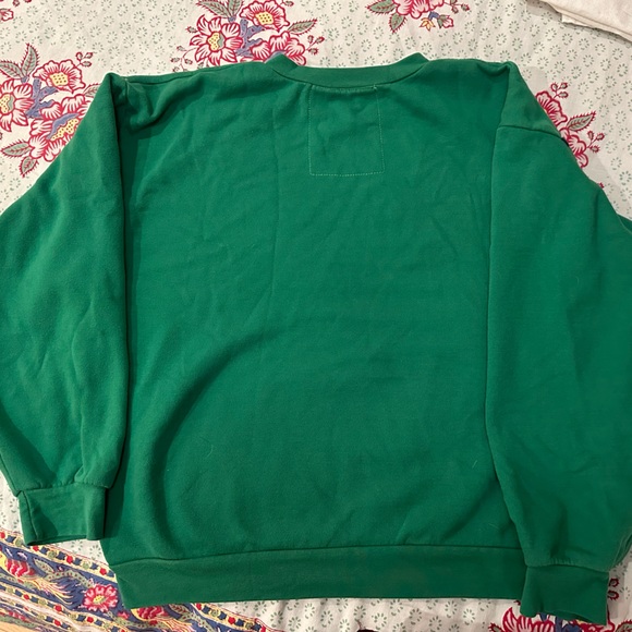 Aviator Nation Daydream relaxed crew sweatshirt in Green unisex M - Picture 12 of 14